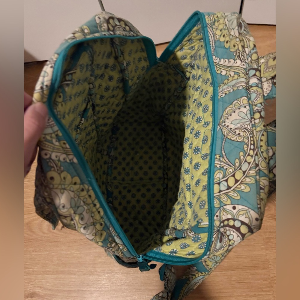 Vera Bradley “Peacock” Patterned Backpack - image 2